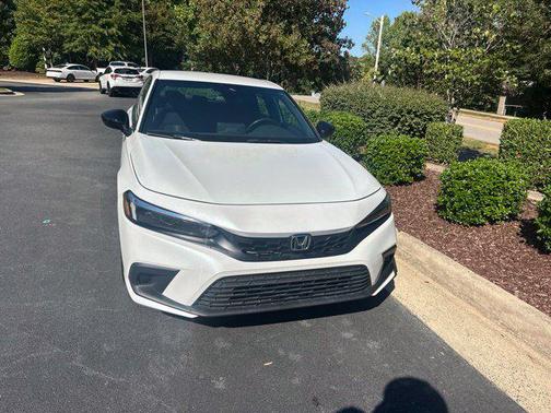 Platinum White Pearl 2024 Honda Civic Sport