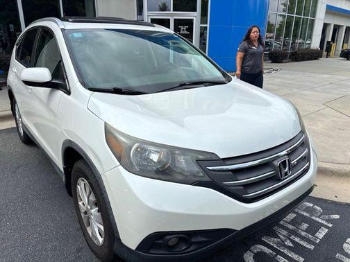White Diamond Pearl 2012 Honda CR-V EX-L