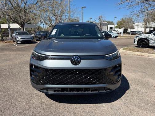 Platinum Gray Metallic 2026 Volkswagen Tiguan 2.0T SE R-Line Black