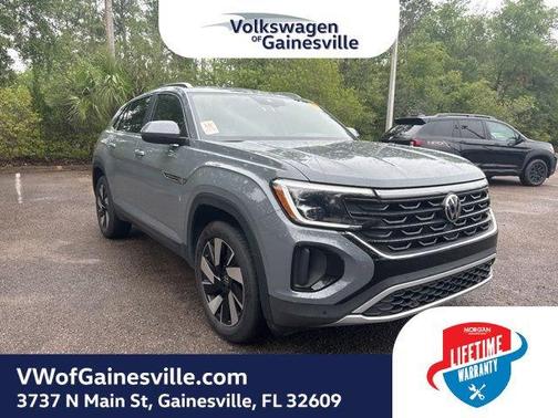 Pure Gray 2025 Volkswagen Atlas Cross Sport 2.0T SEL