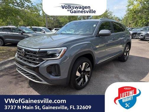 Pure Gray 2025 Volkswagen Atlas Cross Sport 2.0T SEL