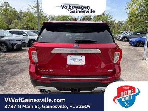 Red Metallic 2020 Ford Explorer Platinum