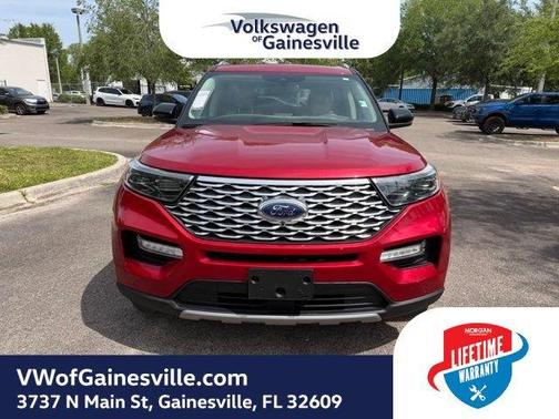 Red Metallic 2020 Ford Explorer Platinum