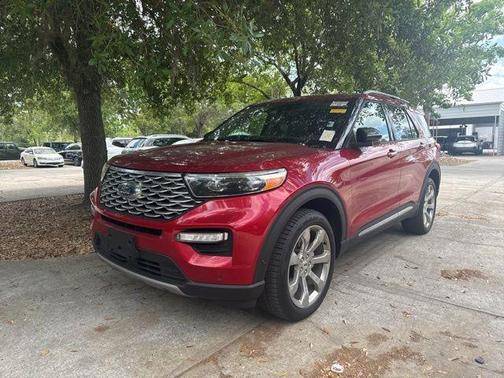Red Metallic 2020 Ford Explorer Platinum