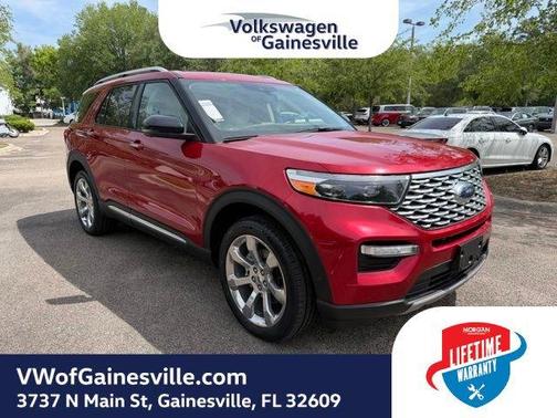 Red Metallic 2020 Ford Explorer Platinum