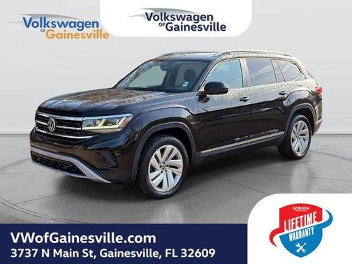 Deep Black Pearl Effect 2021 Volkswagen Atlas 3.6L SEL