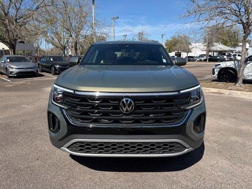 Avocado Green Pearl 2026 Volkswagen Atlas Cross Sport 2.0T SE W/TECHNOLOGY