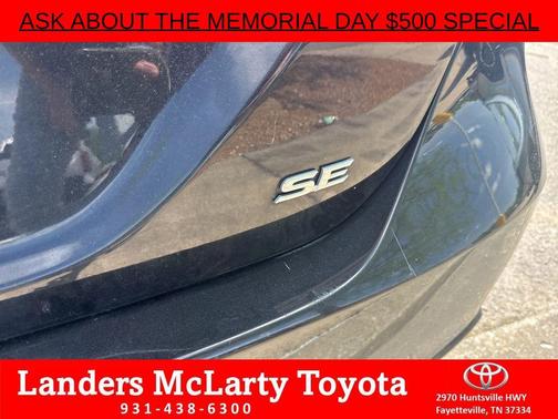 Midnight Black Metallic 2023 Toyota Camry SE