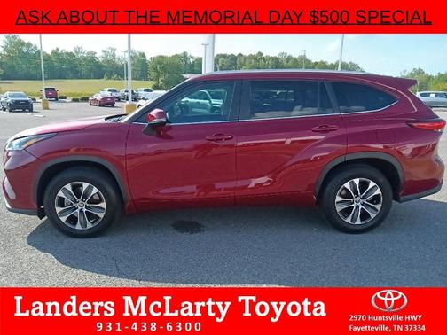 Ruby Flare Pearl 2023 Toyota Highlander XLE
