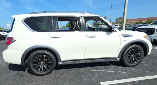 Pearl White 2018 Nissan Armada Platinum