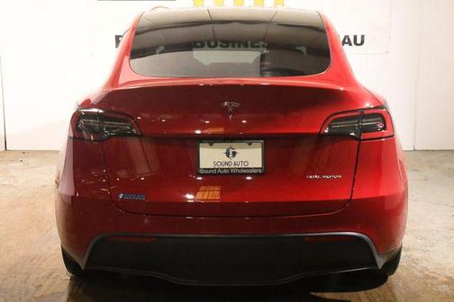 Red Multi-Coat 2022 Tesla Model Y Long Range Dual Motor All-Wheel Drive