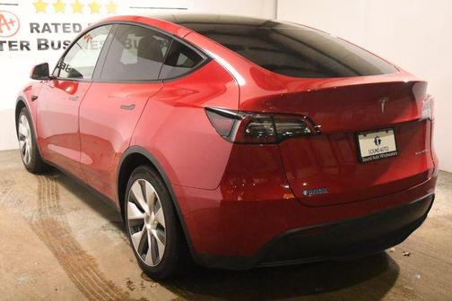 Red Multi-Coat 2022 Tesla Model Y Long Range Dual Motor All-Wheel Drive