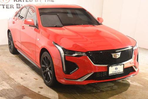 Red 2021 Cadillac CT4 Sport
