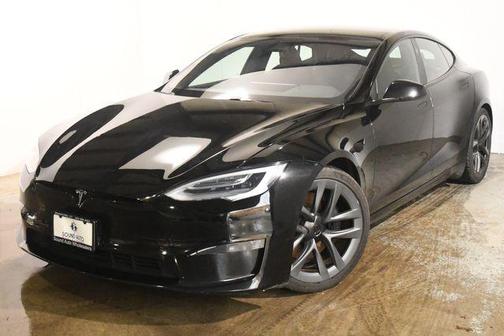 Solid Black 2021 Tesla Model S Plaid
