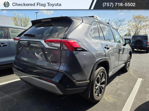 Magnetic Gray Metallic/Midnight Black Metallic 2025 Toyota RAV4 Hybrid SE