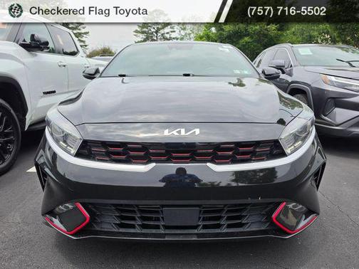 Aurora Black 2023 Kia Forte GT-Line