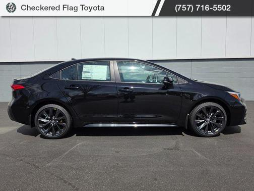 Midnight Black Metallic 2026 Toyota Corolla SE