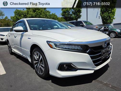 Platinum White Pearl 2021 Honda Accord Hybrid EX