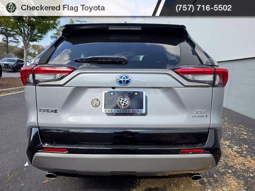 Silver Sky Metallic/Midnight Black Metallic 2024 Toyota RAV4 Hybrid SE