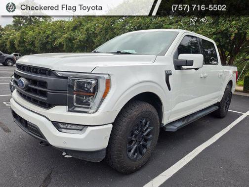 Star White Metallic Tri-Coat 2022 Ford F-150 Lariat