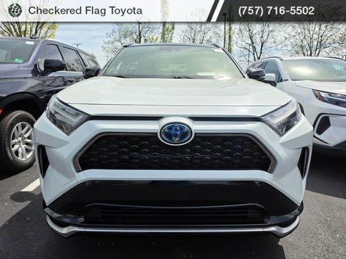 Blizzard Pearl/Midnight Black Metallic 2022 Toyota RAV4 Prime XSE