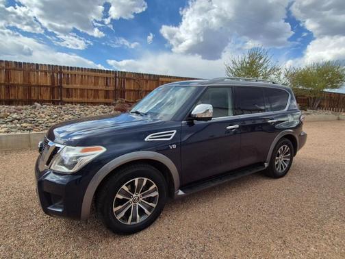 Blue 2019 Nissan Armada SL