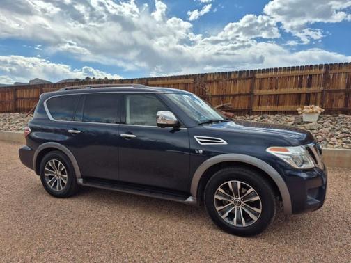 Blue 2019 Nissan Armada SL