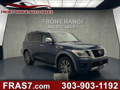 Blue 2019 Nissan Armada SL