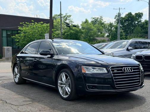 Black 2015 Audi A8 L 4.0T