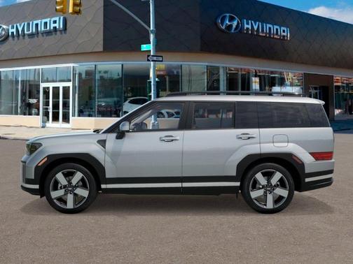 Shimmering Silver 2026 Hyundai SANTA FE HEV Limited