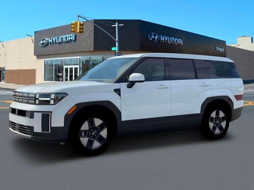 White 2026 Hyundai SANTA FE HEV SE