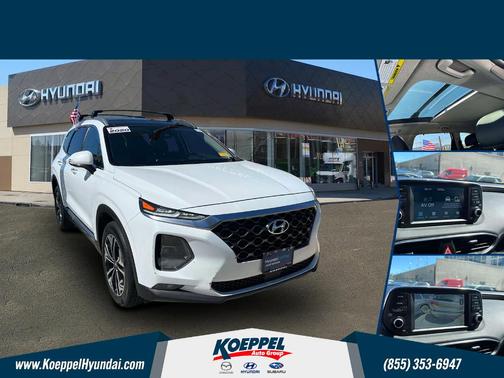 Quartz White 2020 Hyundai SANTA FE 2.0T SEL