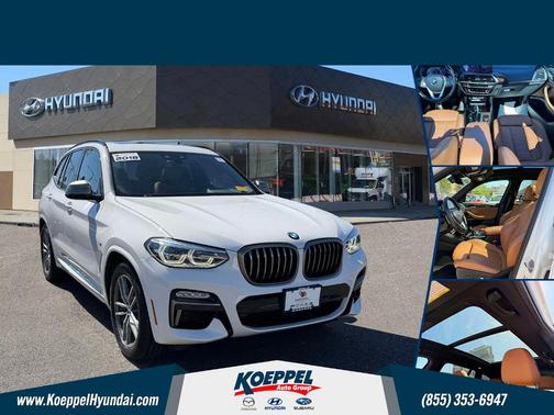 White 2018 BMW X3 M40i