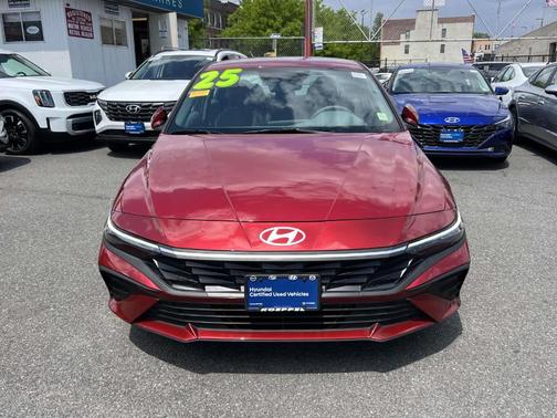 Red Metallic 2025 Hyundai ELANTRA HEV Blue