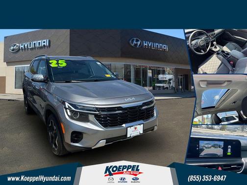 Steel Gray 2025 Kia Seltos EX