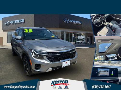Steel Gray 2025 Kia Seltos EX