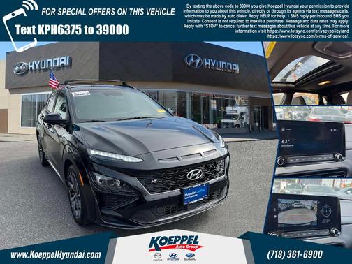 Ultra Black 2022 Hyundai KONA N Line