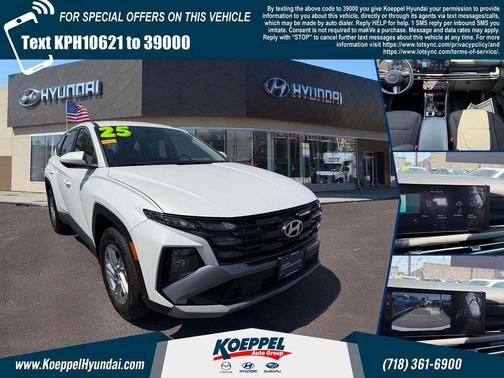 White Pearl 2025 Hyundai TUCSON SE