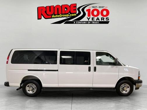 White 2025 Chevrolet Express 3500 LT