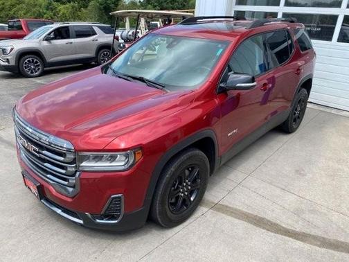 Red 2022 GMC Acadia AT4