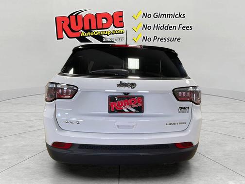 White 2022 Jeep Compass Limited