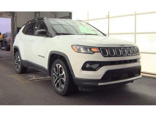White 2022 Jeep Compass Limited