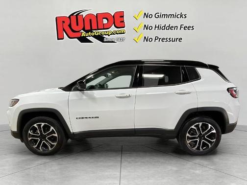 White 2022 Jeep Compass Limited
