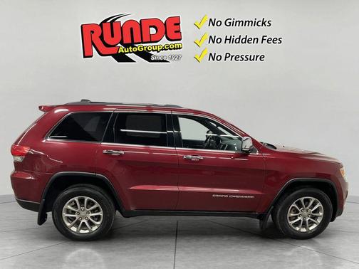 Red 2015 Jeep Grand Cherokee Limited
