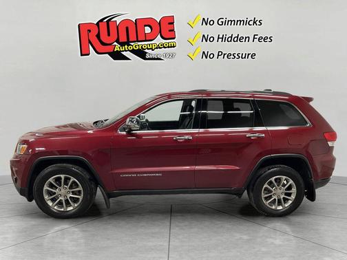 Red 2015 Jeep Grand Cherokee Limited