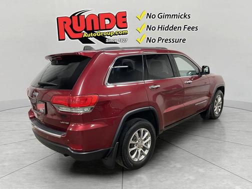 Red 2015 Jeep Grand Cherokee Limited