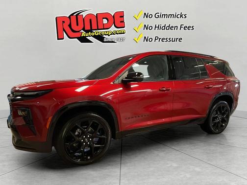 Red 2025 Chevrolet Traverse RS