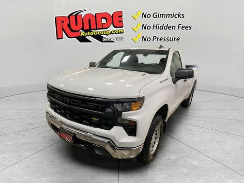 Summit White 2025 Chevrolet Silverado 1500 WT