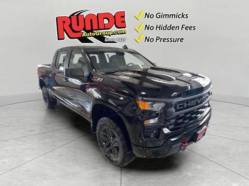 Black 2026 Chevrolet Silverado 1500 Custom Trail Boss