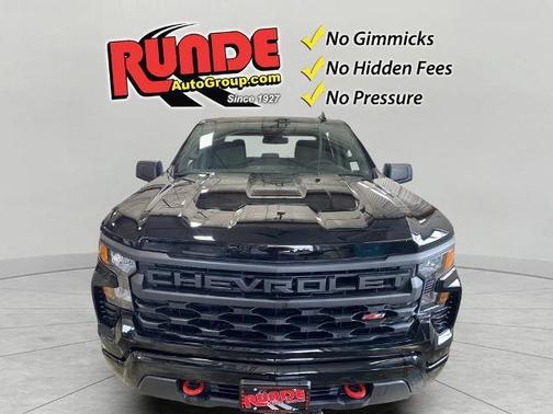 Black 2026 Chevrolet Silverado 1500 Custom Trail Boss